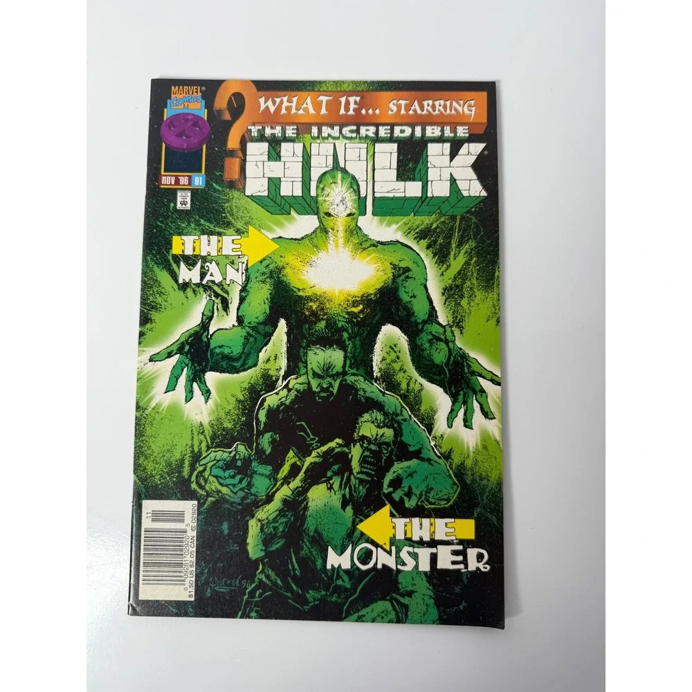 Marvel Comics What If 91 The Incredible Hulk The Man The Monster Nov 1996 Vol 2